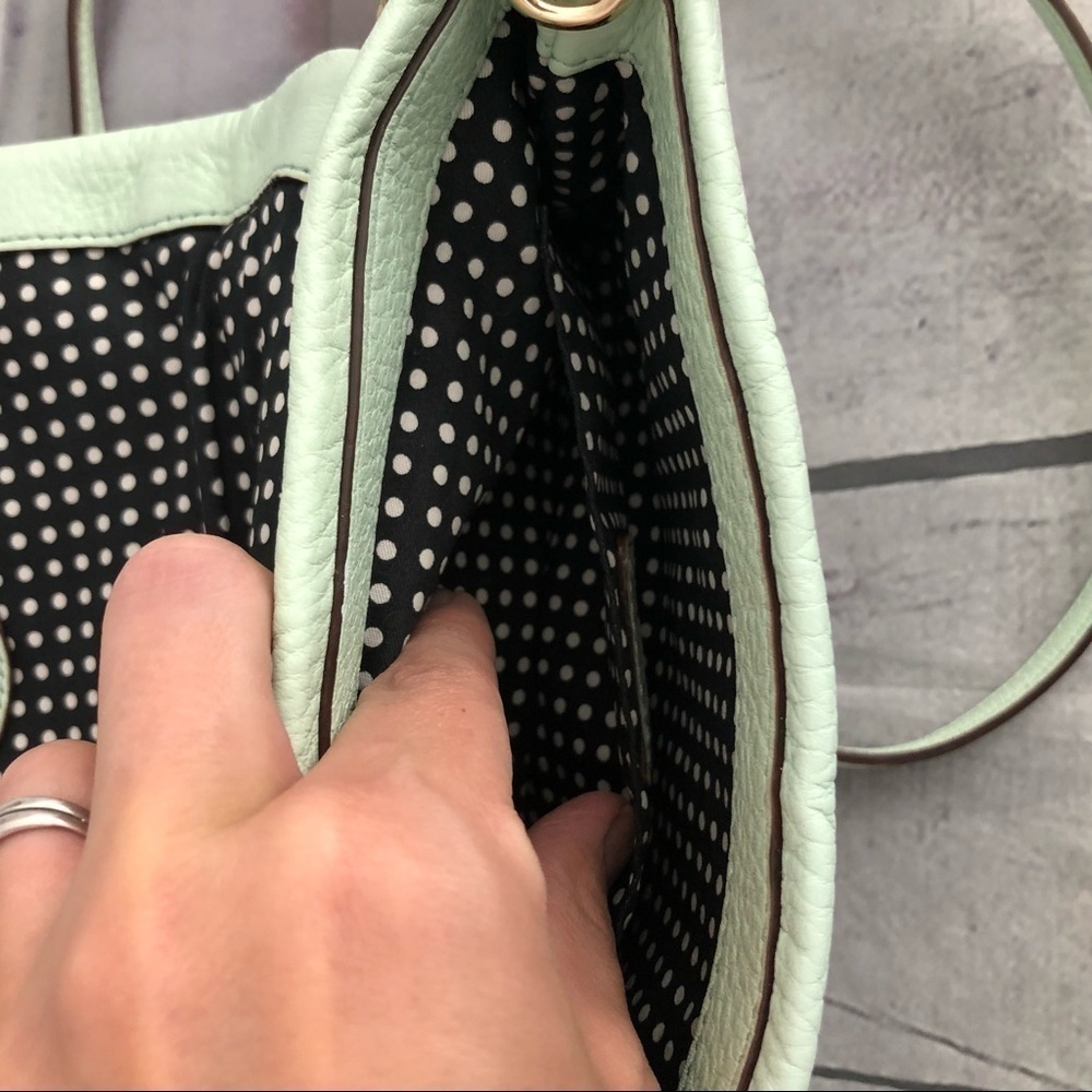 Kate Spade Aster Court Naomi Leather Green Purse - Picture 14 of 14